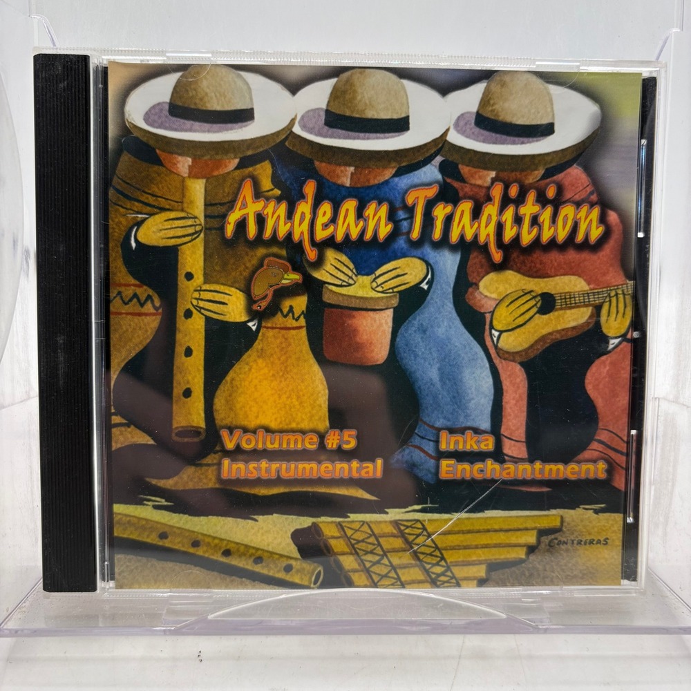 Andean Tradition Vol 5 Inka Enchantment Instrumental CD Luis Saravino Ecuador